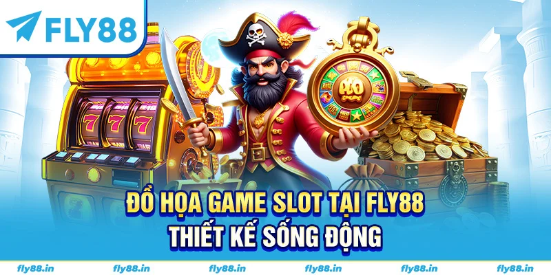 Đồ họa game slot tại FLY88 thiết kế sống động